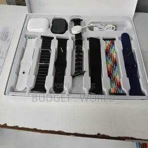 I60 Ultra Smart Watch 2.3inch Screen - Earbuds and 2 Dails