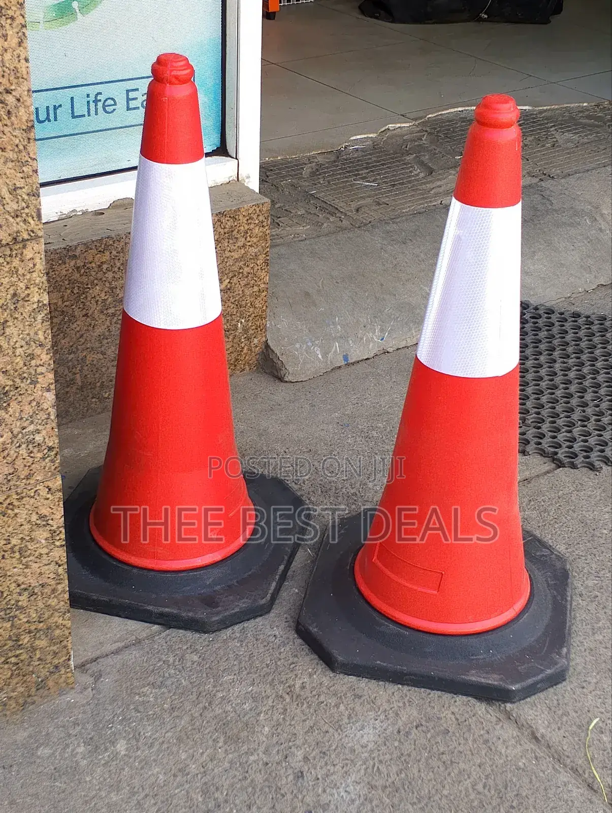 Cone-Shaped Markers Road Cones