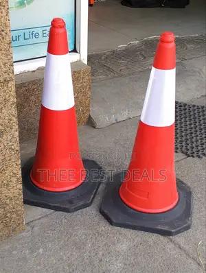 Cone-Shaped Markers Road Cones