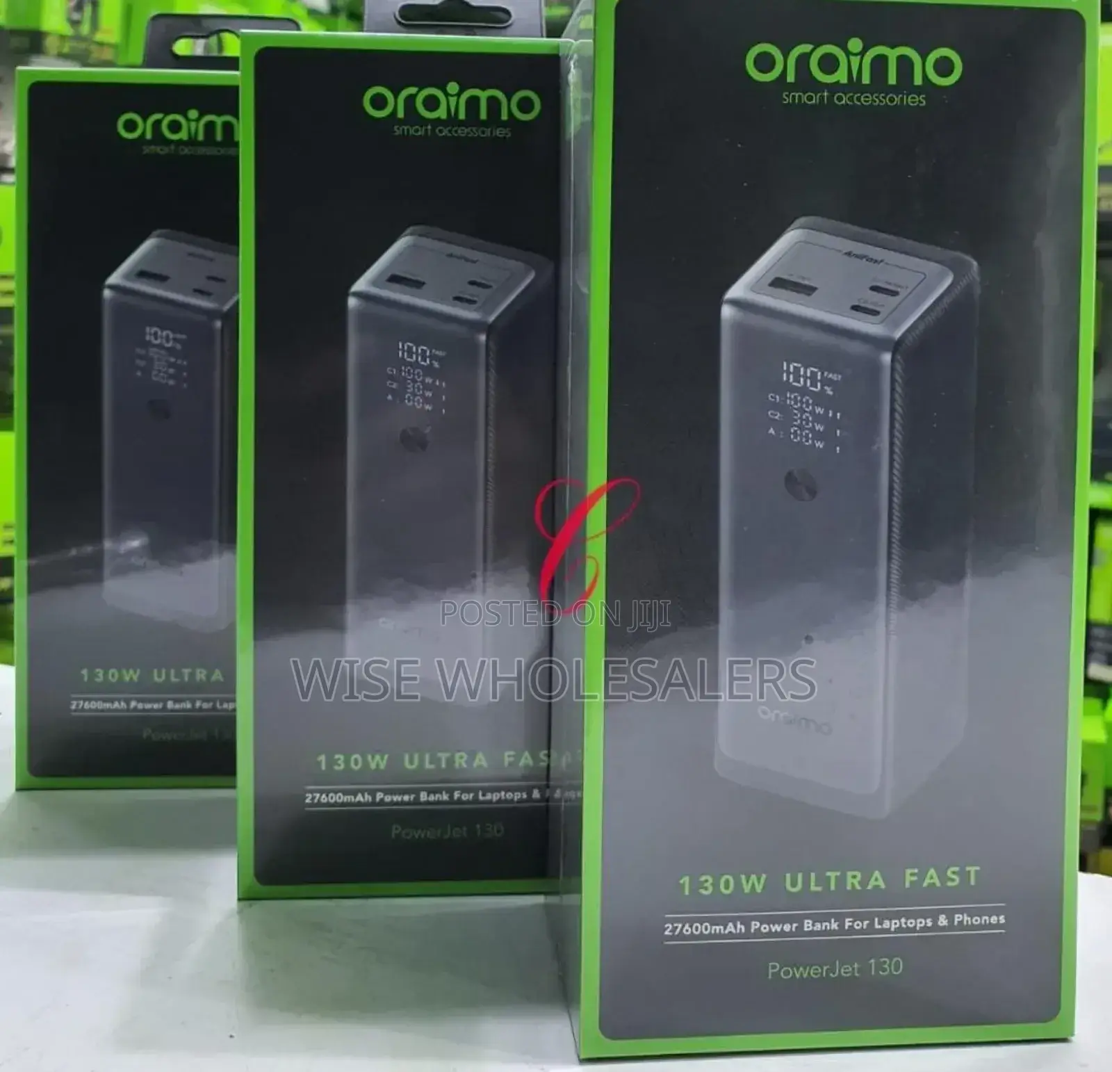 Oraimo Powerjet 130w Laptop & Phone Charging Power Bank