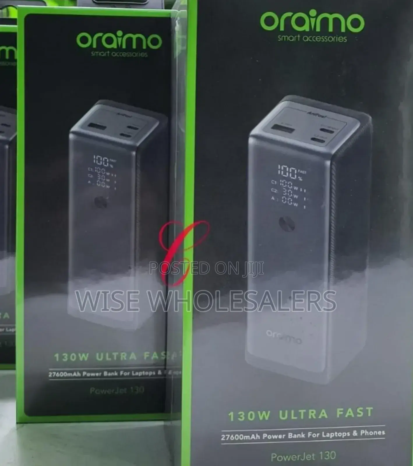 Oraimo Powerjet 130w Laptop & Phone Charging Power Bank