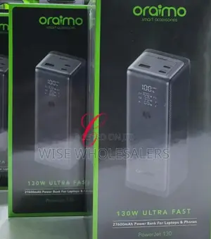 Oraimo Powerjet 130w Laptop & Phone Charging Power Bank