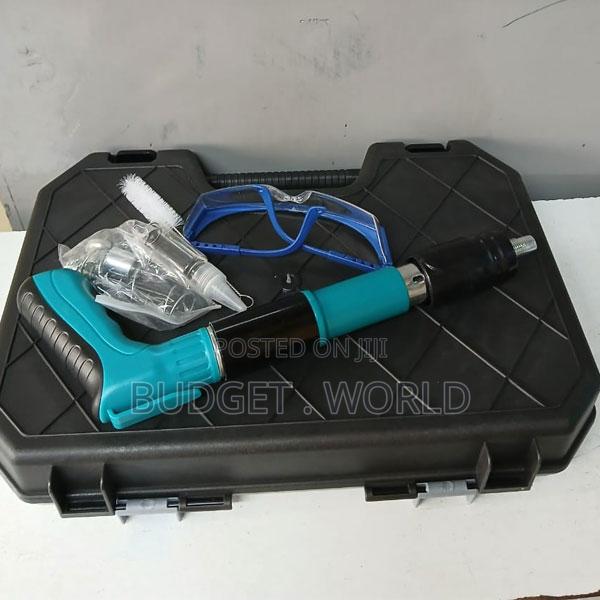 Dark Blue Portable Manual Nail Staplers Steel Nail Gun