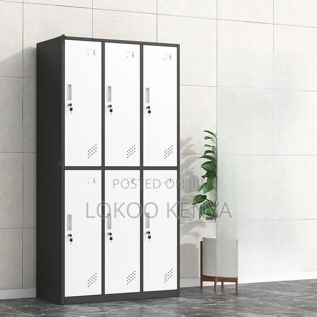 Office Cabinet : Fitness Center Locker Cabinet – Six Door