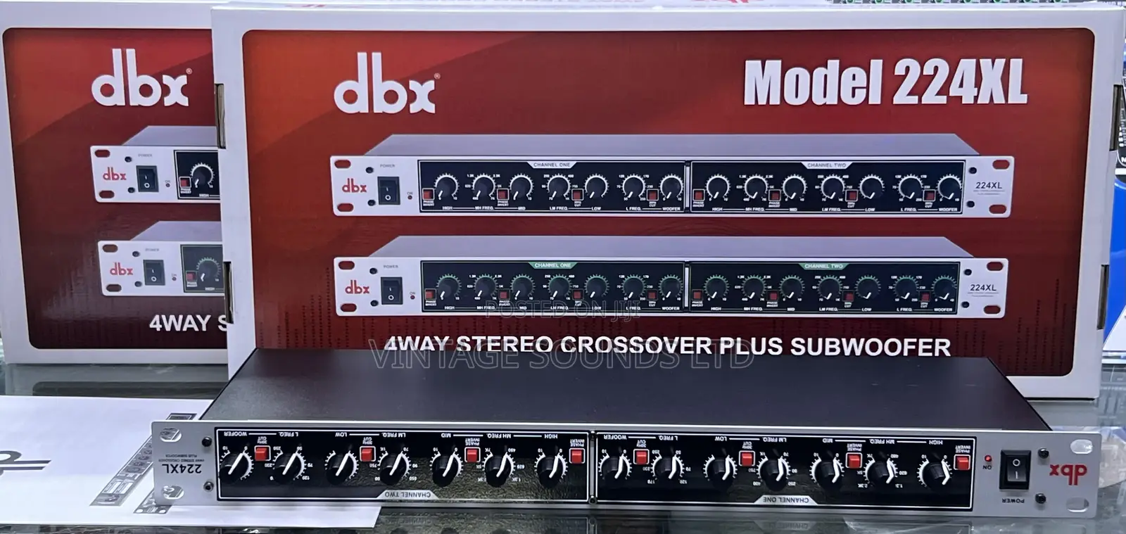 Dbx 224xl Top Quality Audio 4 Way Crossover + Subout
