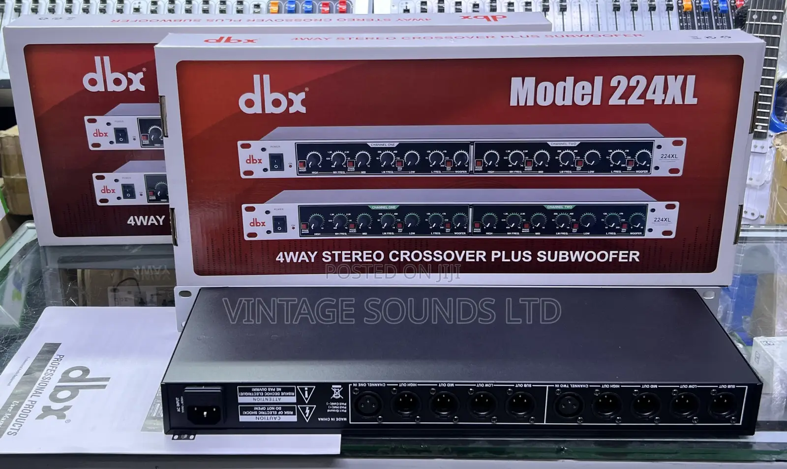 Dbx 224xl Top Quality Audio 4 Way Crossover + Subout