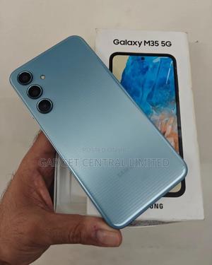 New Samsung Galaxy M35 128 GB Blue - main view