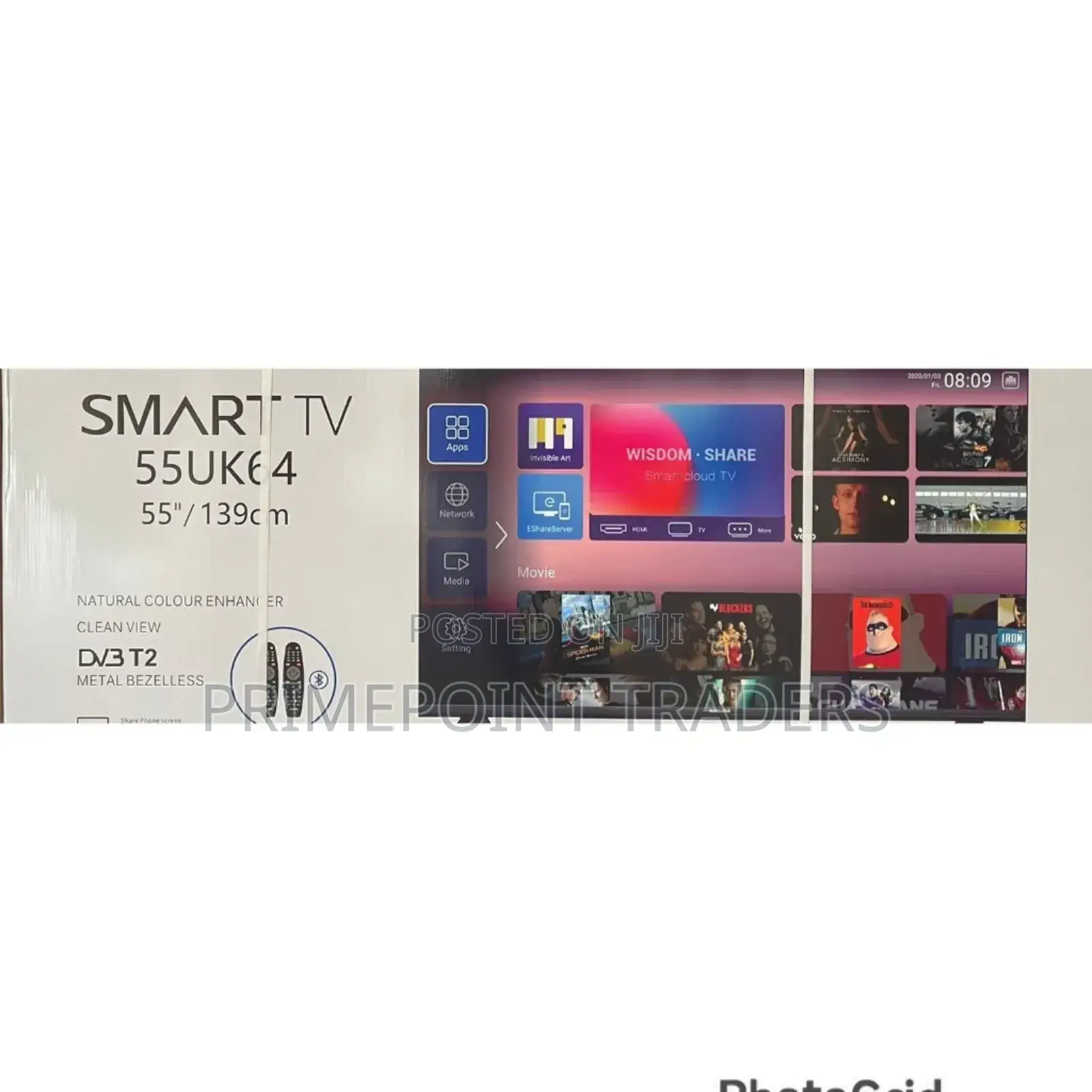 Globalstar 55 Inches Smart Android Tv✓