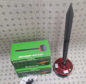 Flashing Red Lights Solar Outdoor Alarm