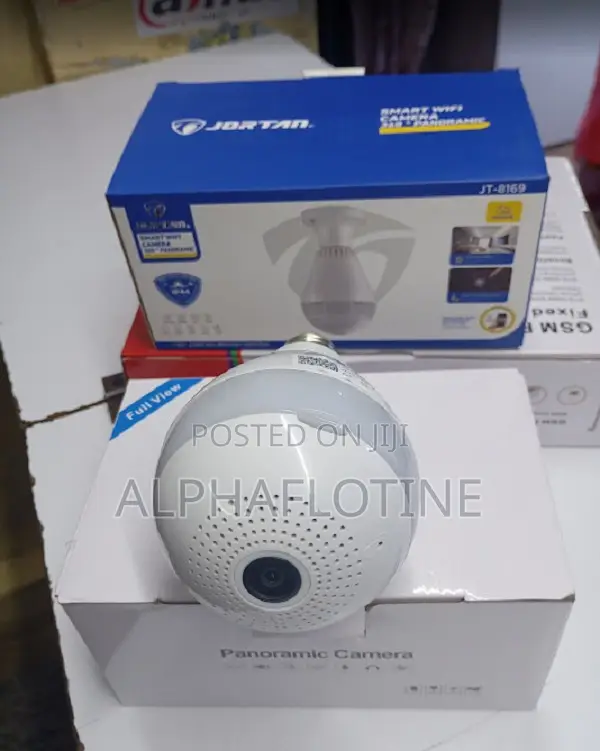 Panorama 360 Degree CCTV Bulb Cameras 1080p