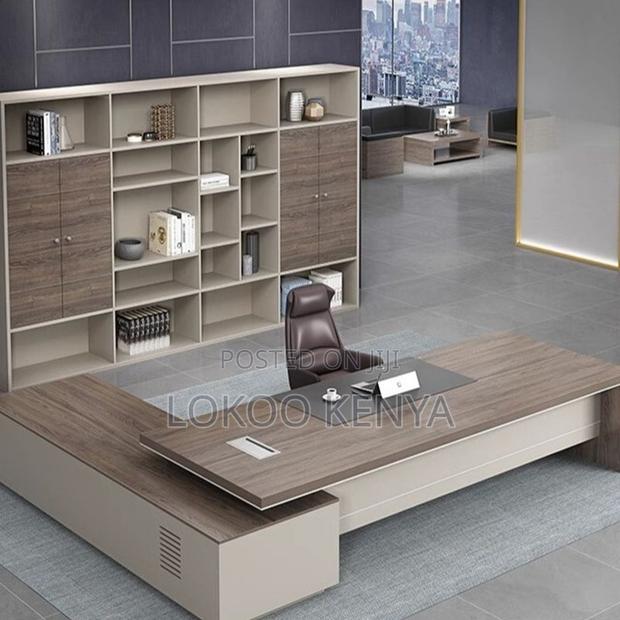 Office Desk : 2 Meter L-Shaped New Model Desk