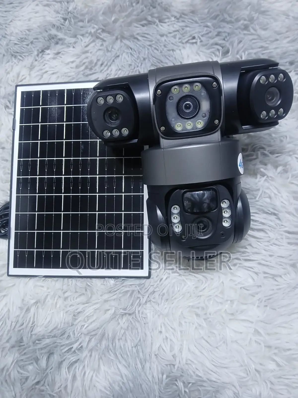 Wall Mount V380 Triple Lens CCTV Solar Energy 4g Simcard