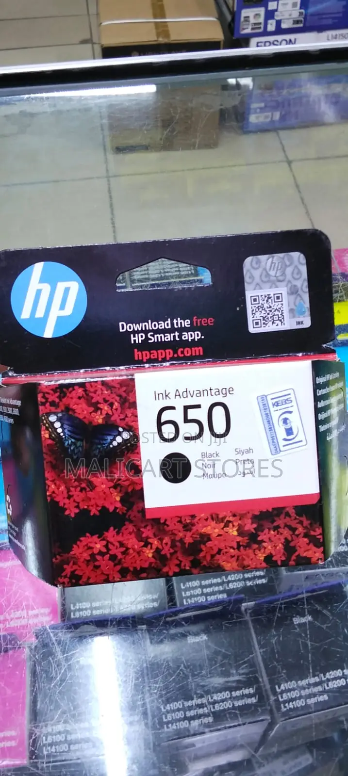 Hp 650 Black Original Ink Advantage Cartridge