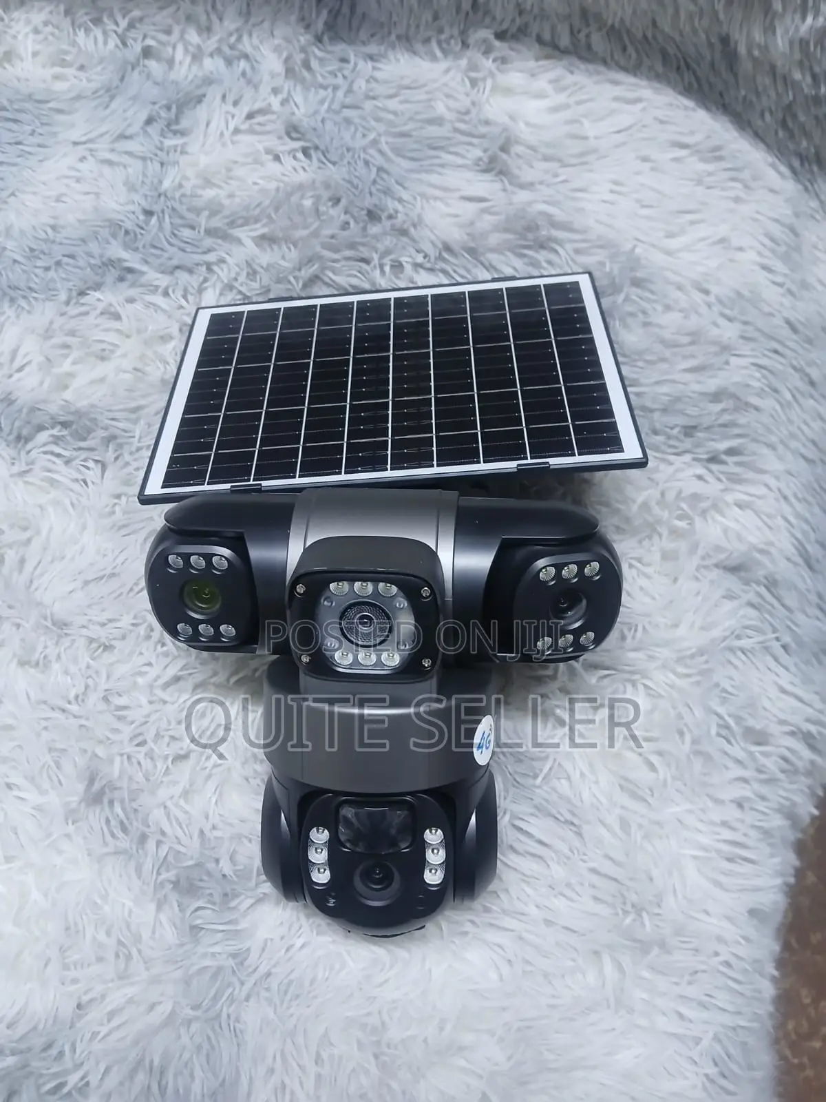 Waterproof 3lens Camera Solar PTZ CCTV 4g Wireless V380 Came