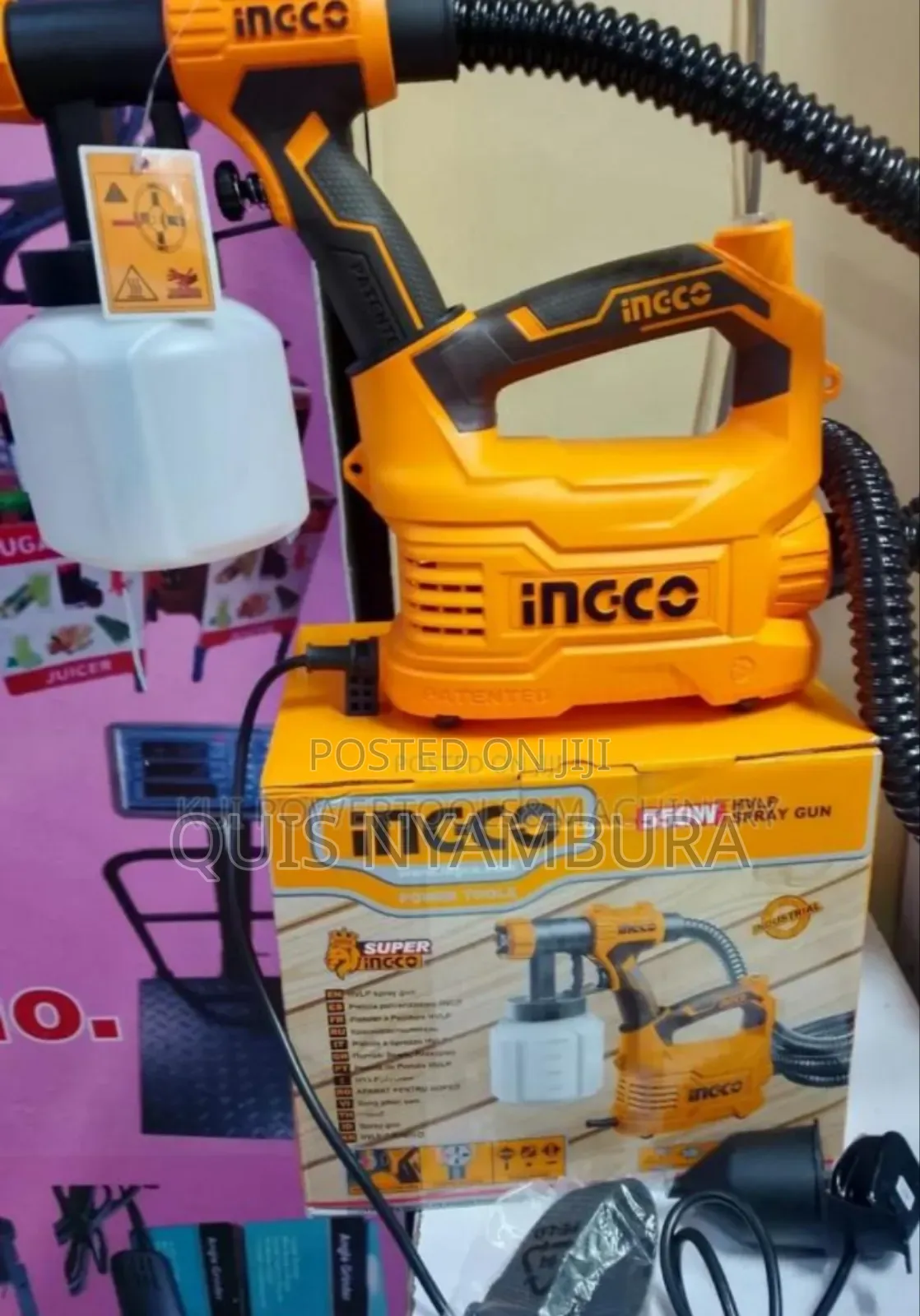 Electric Spray Gun/ Ingco Spray Gun 550w
