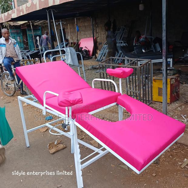 Pink Delivery Bed White