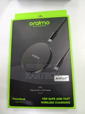 Oraimo Powerdock 15w Magnetic Wireless Charging Pad.