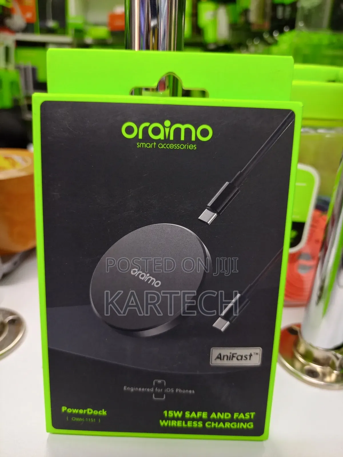 Oraimo Powerdock 15w Magnetic Wireless Pad