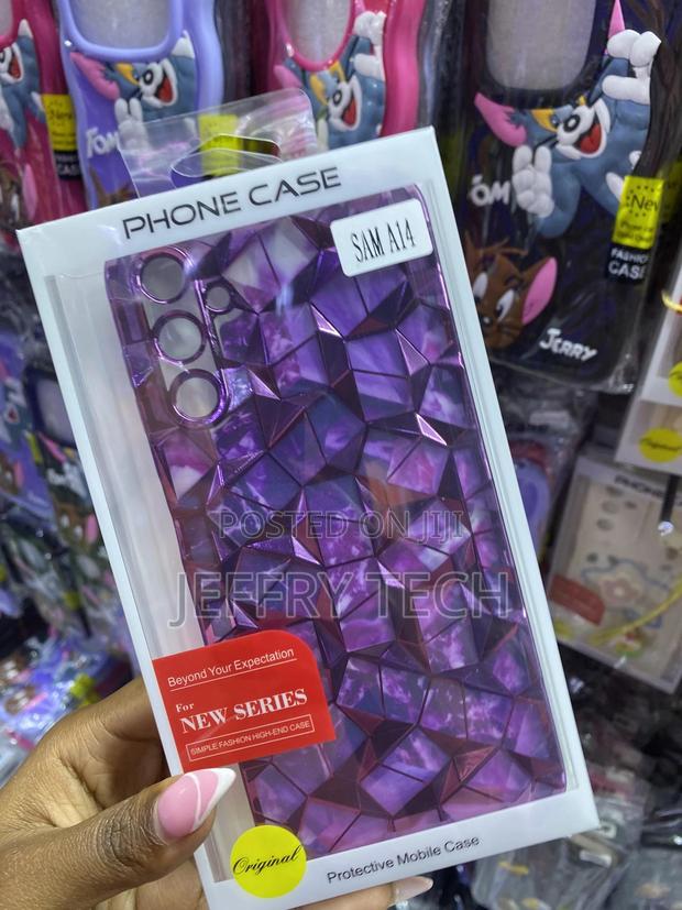 Alcod Samsung Galaxy A14 Diamond Print Sparkle Case - main view