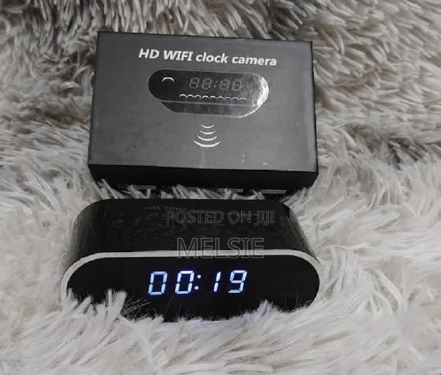 Smart and Easy Wireless Table Clock 1080p Wifi CCTV Camera - main view