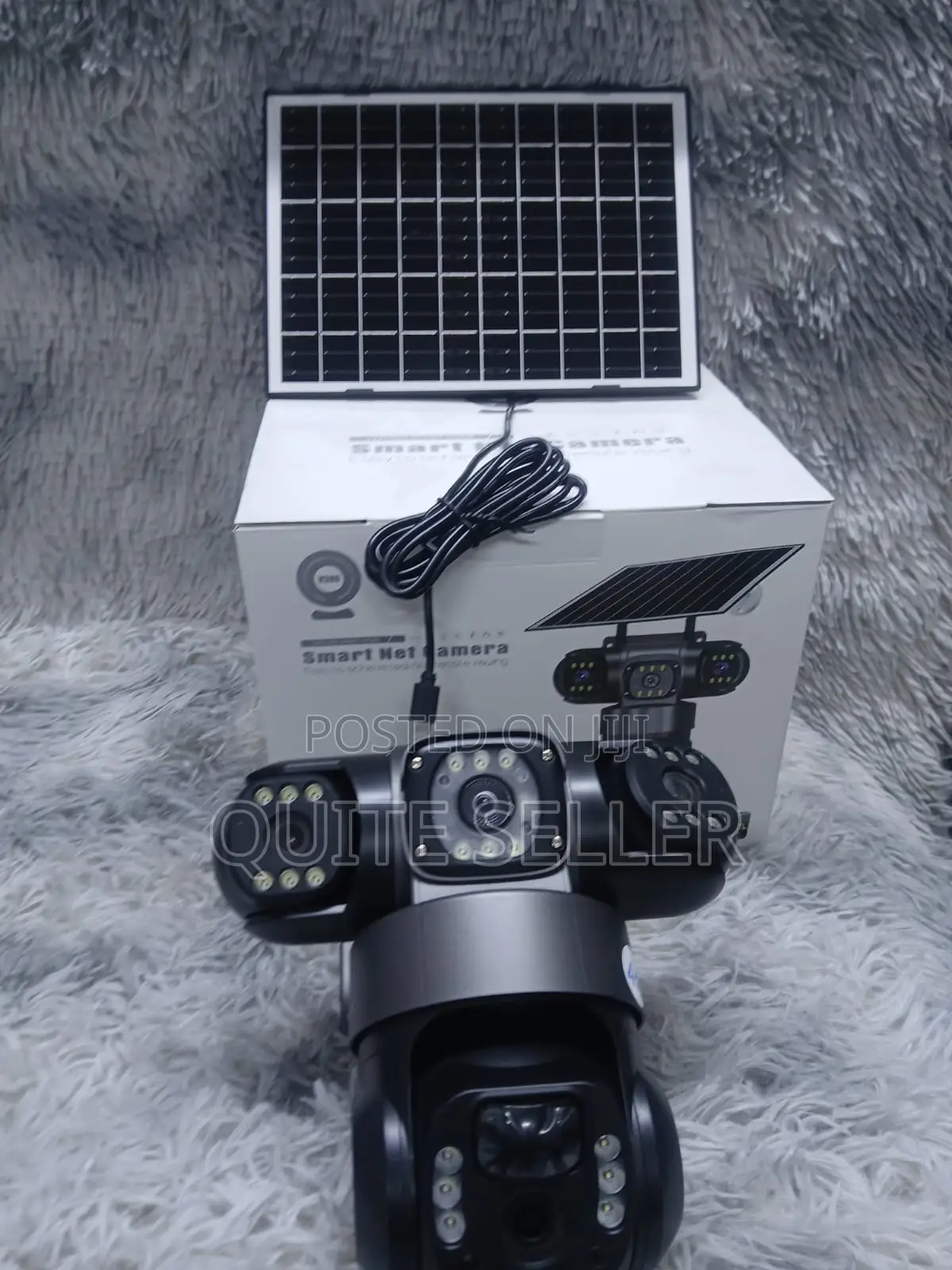 Solar Powered V380 Pro 3lens Solarptz Camera 4g Simcard