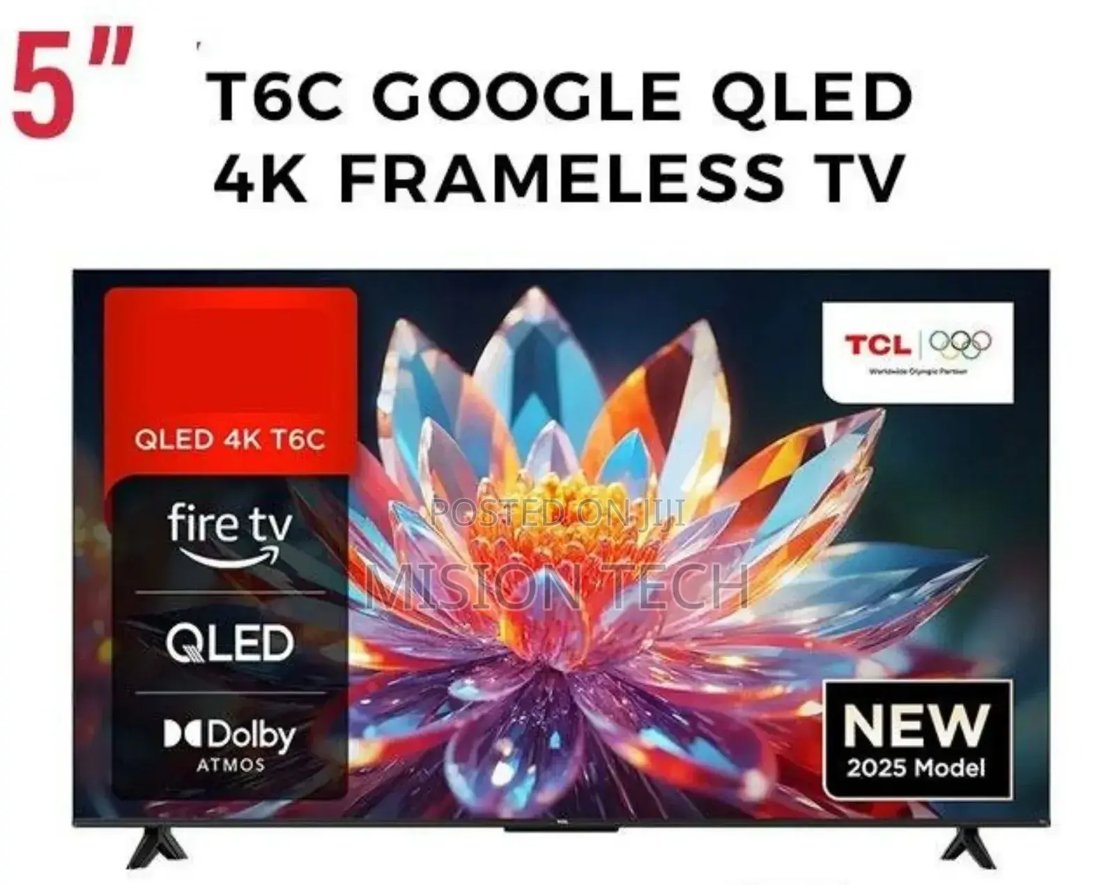 TCL 65′′ T6c Qled Smart