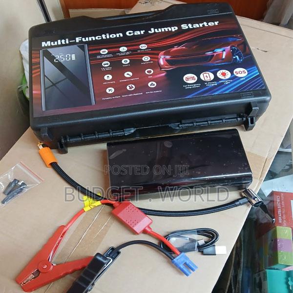 12v2000a Car Jump Starter With150psi Air Compressor 80000mah