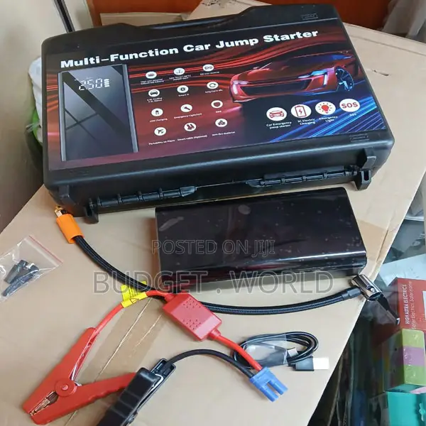 12v2000a Car Jump Starter With150psi Air Compressor 80000mah