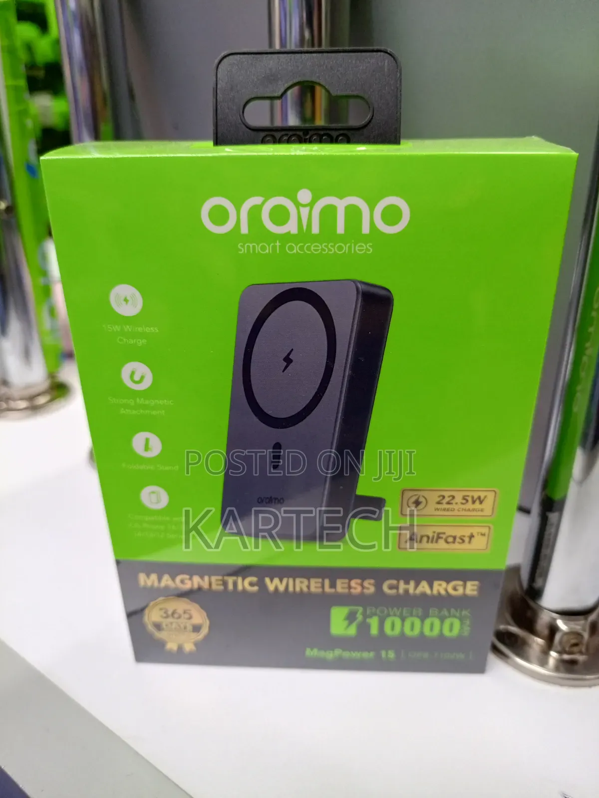 Oraimo Magpower 15 Opb-7102w 10000mah Magnetic Power Bank