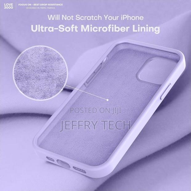 Andate Apple iPhone 12 Silicone Case With Lining Inside - thumbnail 2