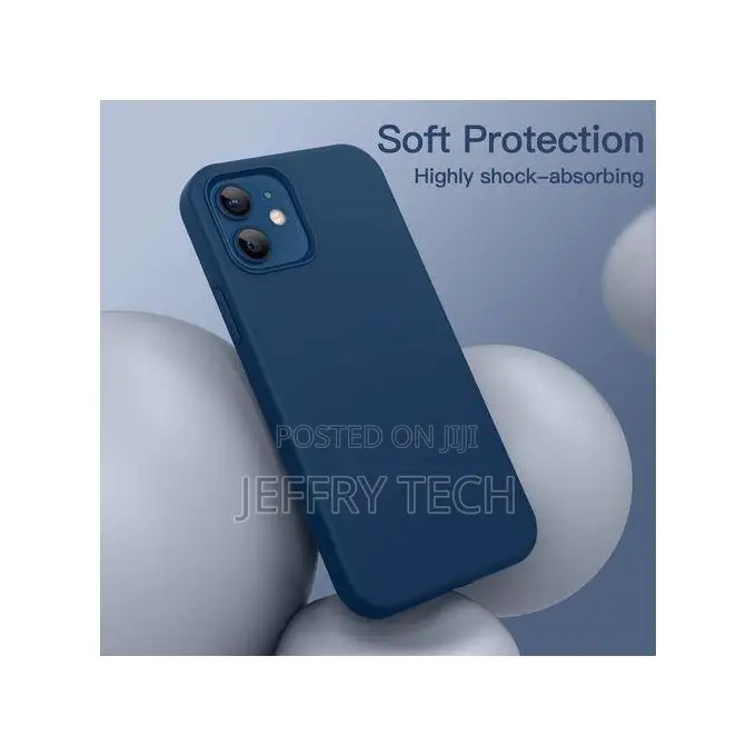 Arnarto iPhone 12/12 Pro Silicon Case With Microfiber Lining