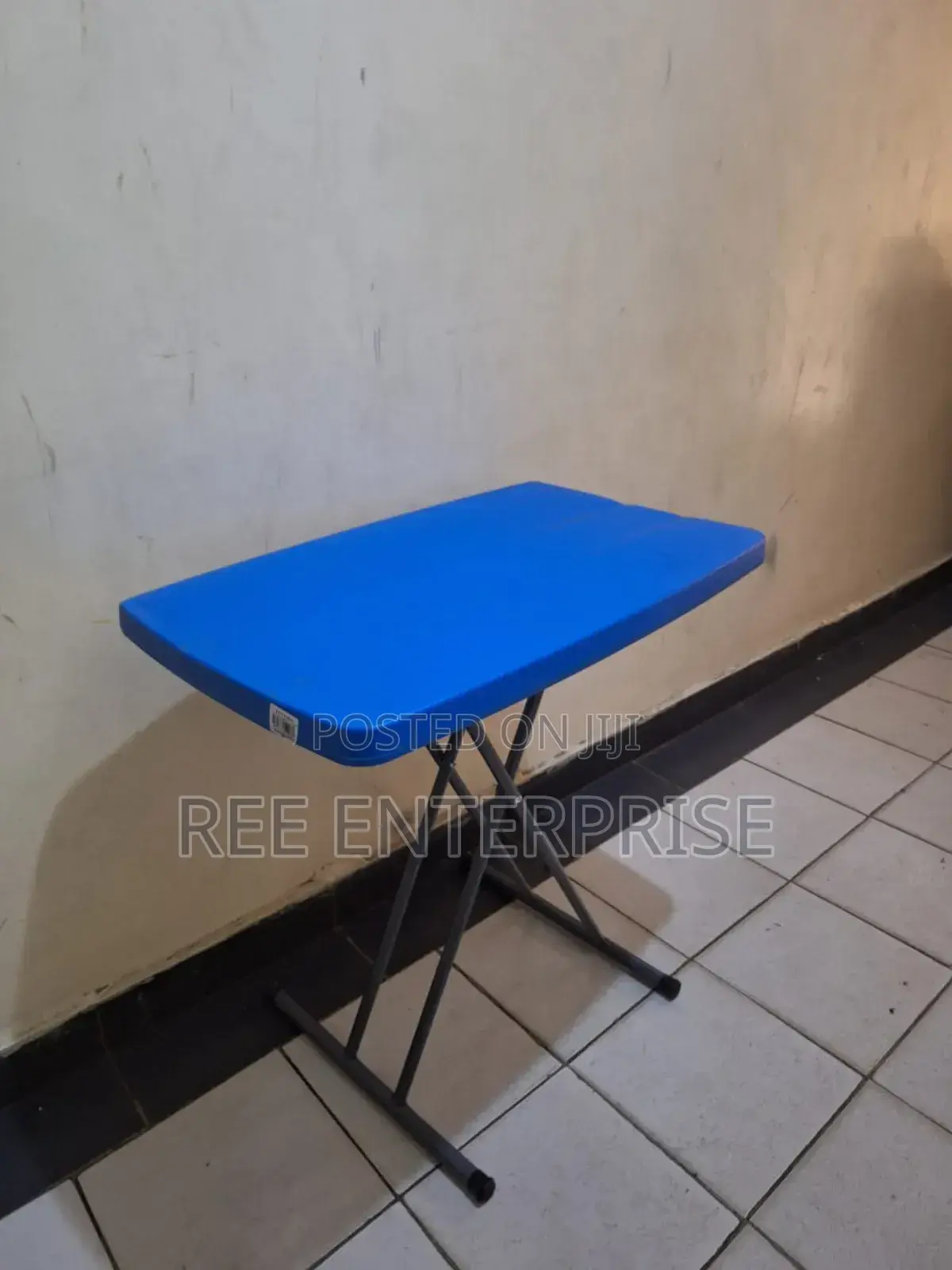 Adjustable Height Snack Table for Home Camping Picnic Party,