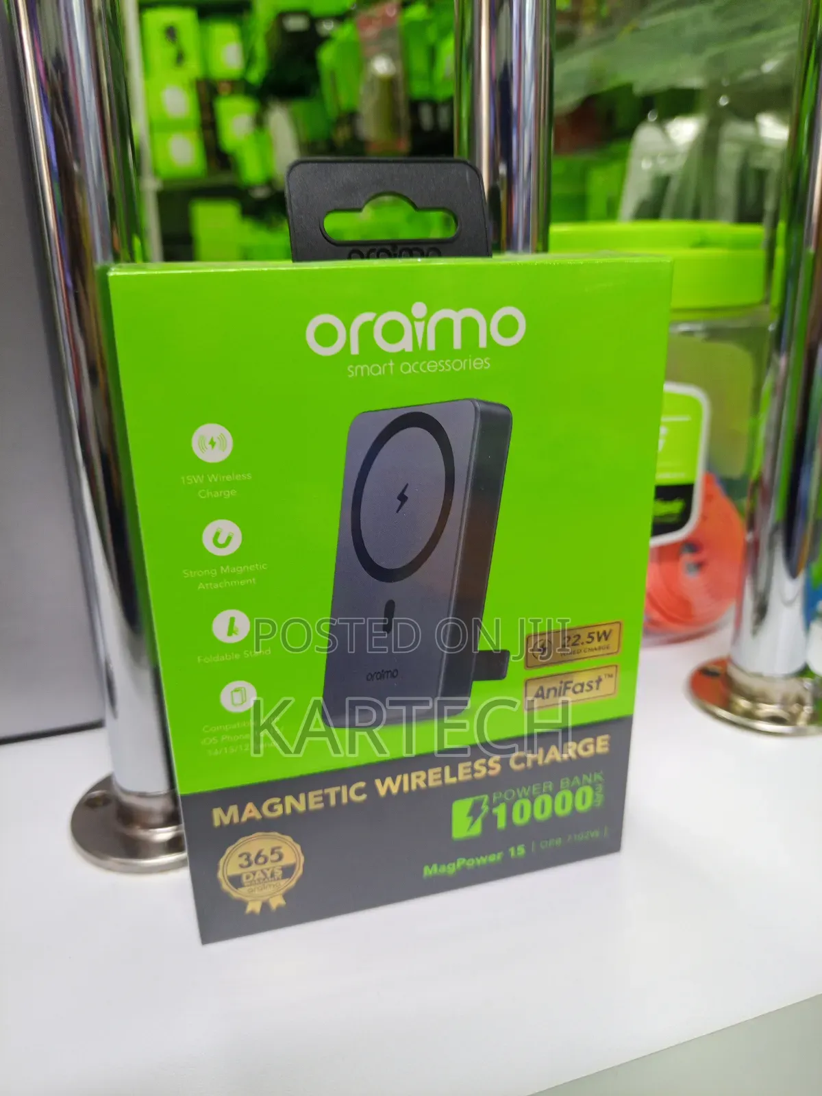 Oraimo Magpower 15 10000mah Wireless Wired Power Bank