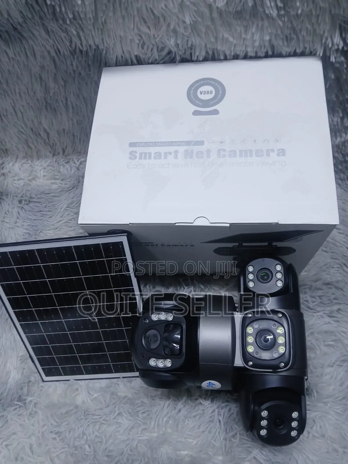 Advanced Surveillance V380 Tripple Lens Solar 4g CCTV PTZ Ca