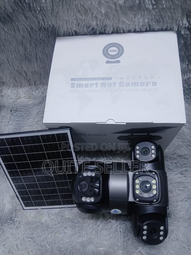 Advanced Surveillance V380 Tripple Lens Solar 4g CCTV PTZ Ca