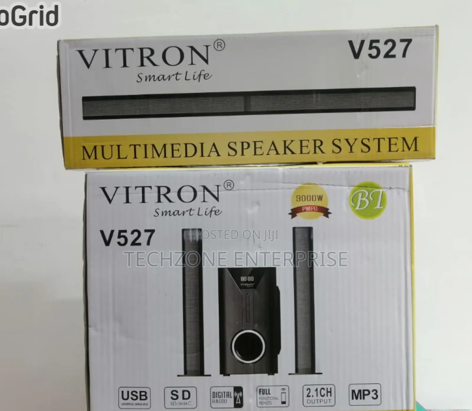 Vitron 527 Multimedia System Fm Usb Bt 9000w Deep Bass 