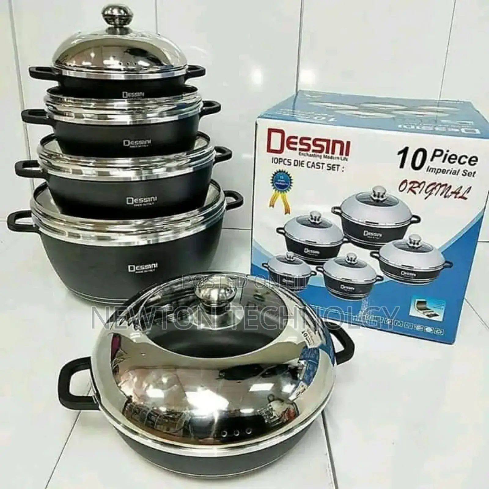 10 Pcs Desini Cookware Set