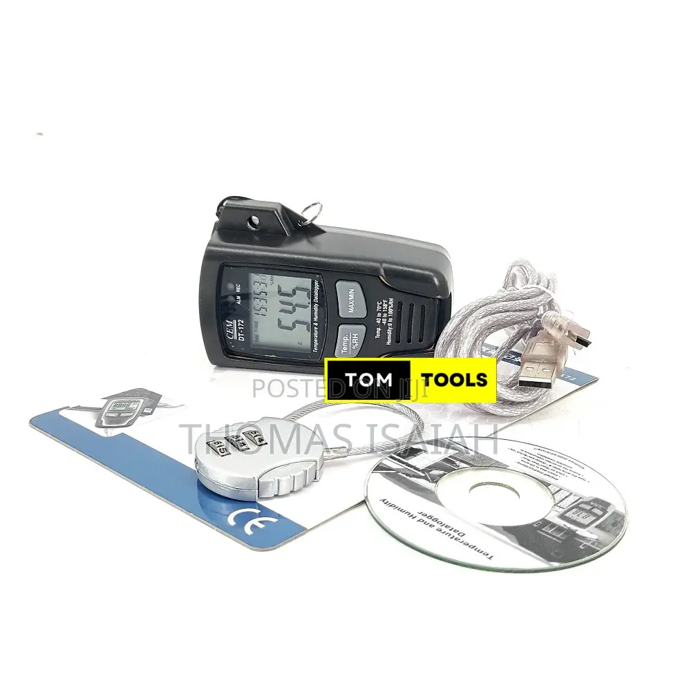 Cem Dt172 Temperature and Humidity Data Logger