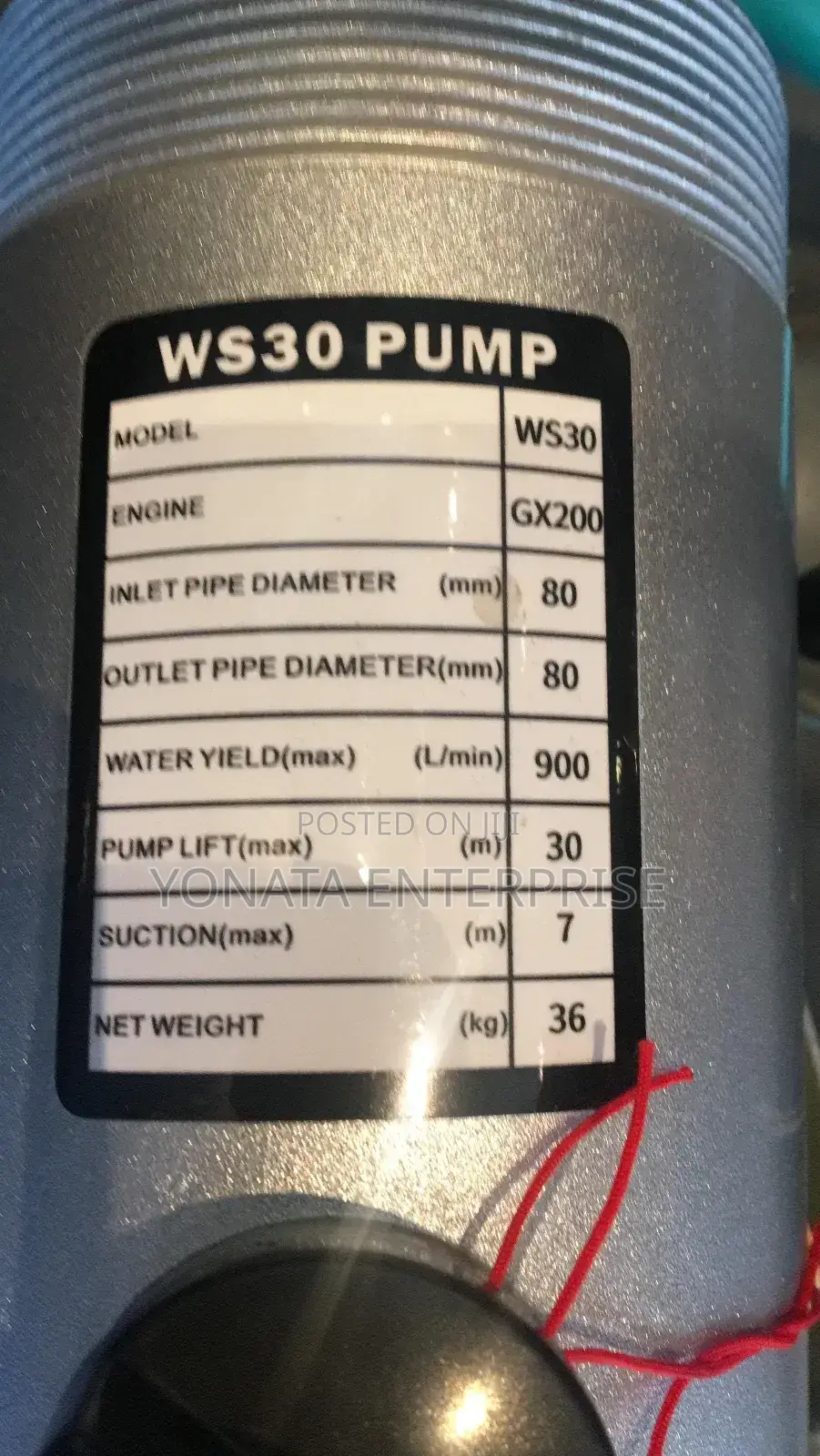 Honda Gx200 Sewerage 3" Water Pump