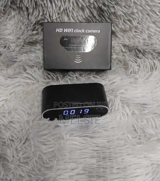 Classic and Digital Table Clock Wifi Camera-Wireless CCTV