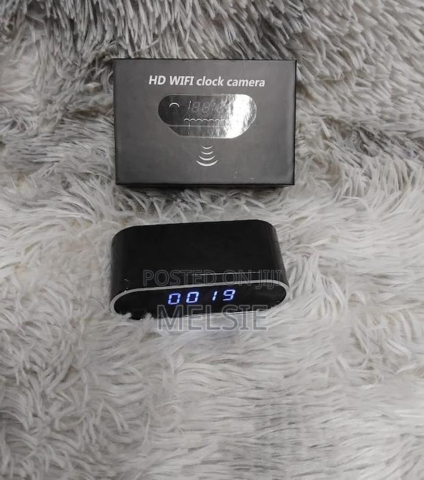 Classic and Digital Table Clock Wifi Camera-Wireless CCTV - thumbnail 5