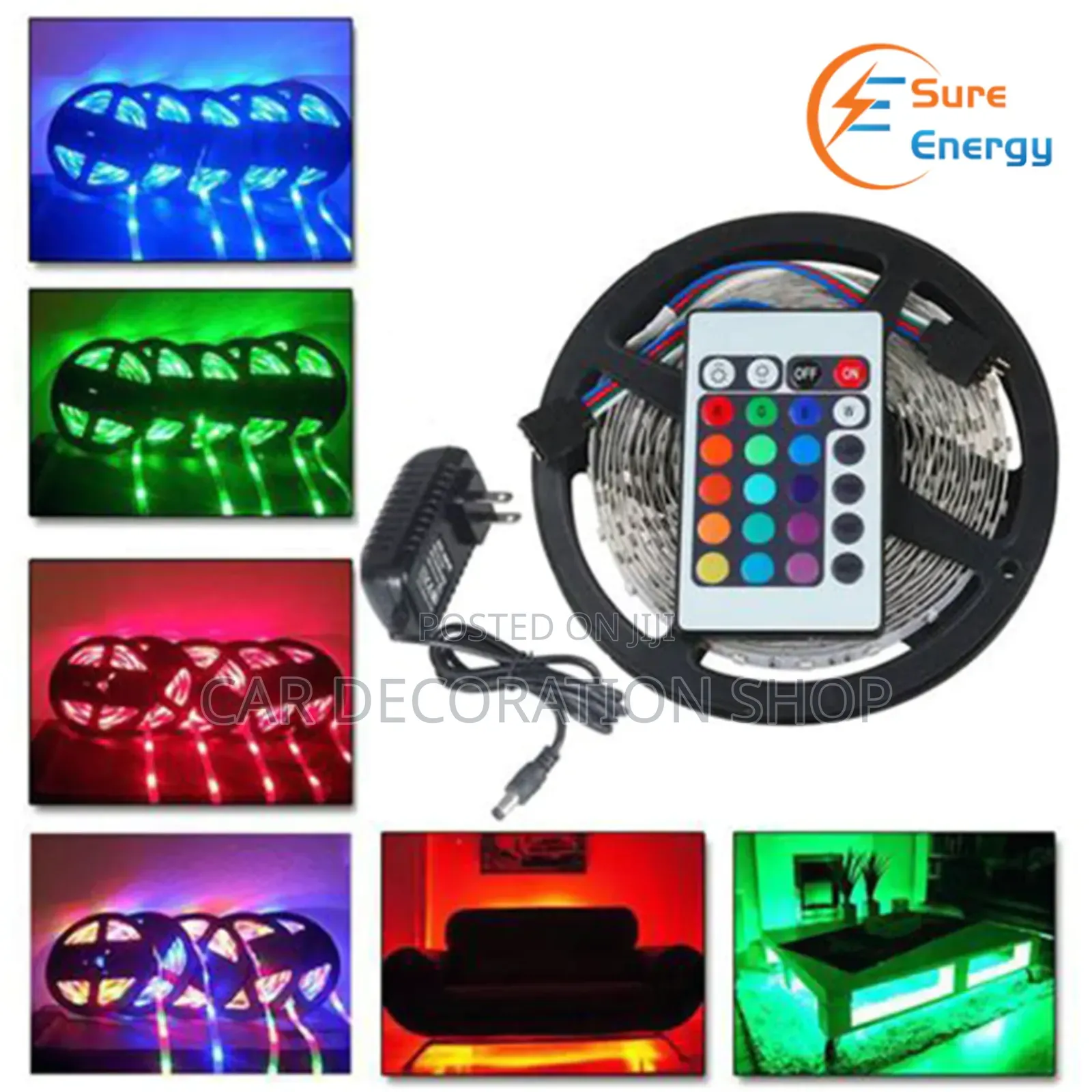 5m Rgb Strip With Remote Color Control