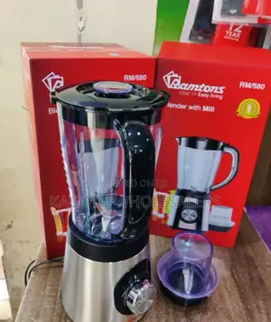 Ramtons Blender Stainless Steel With Mill/Durable R/58