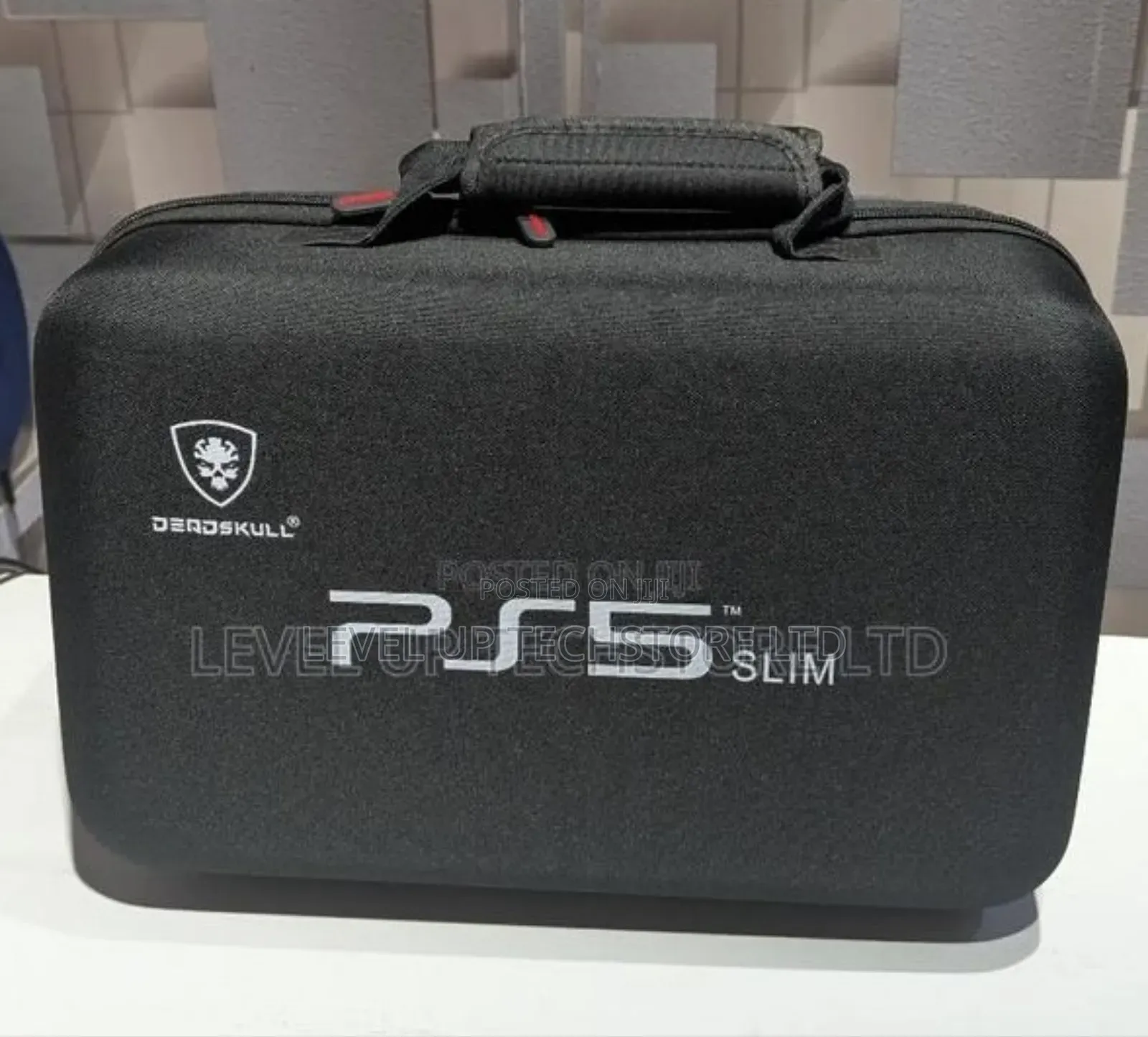 Carrying Case for Ps5 Slim (Deadskull)-Black