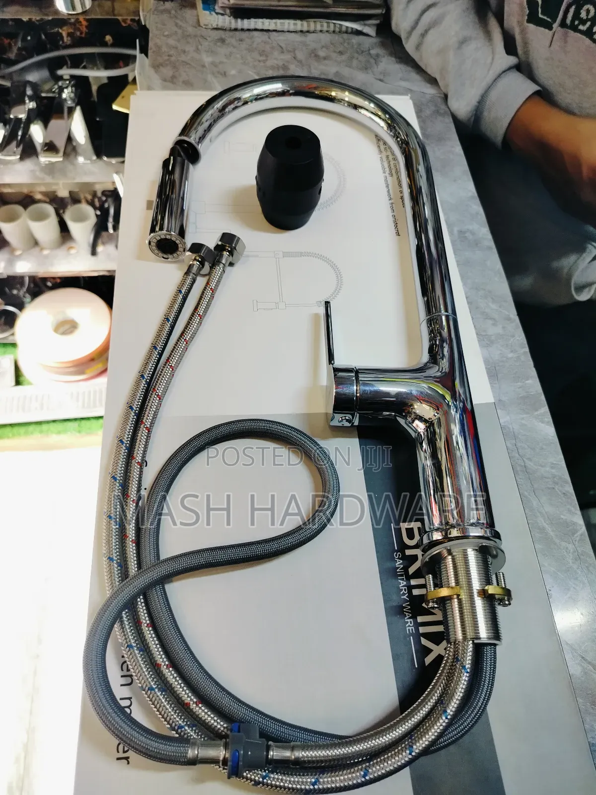 6174d Spring Pull -Out Sink Mixer