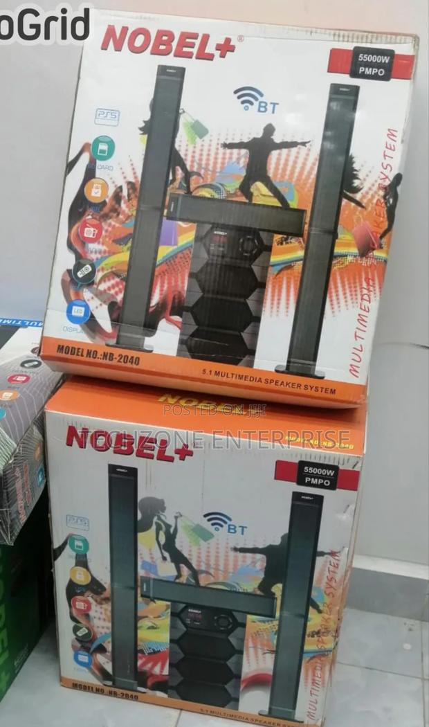 Nobel Plus Nb-2040 Subwoofer 55000w 5.1ch Tallboys System 