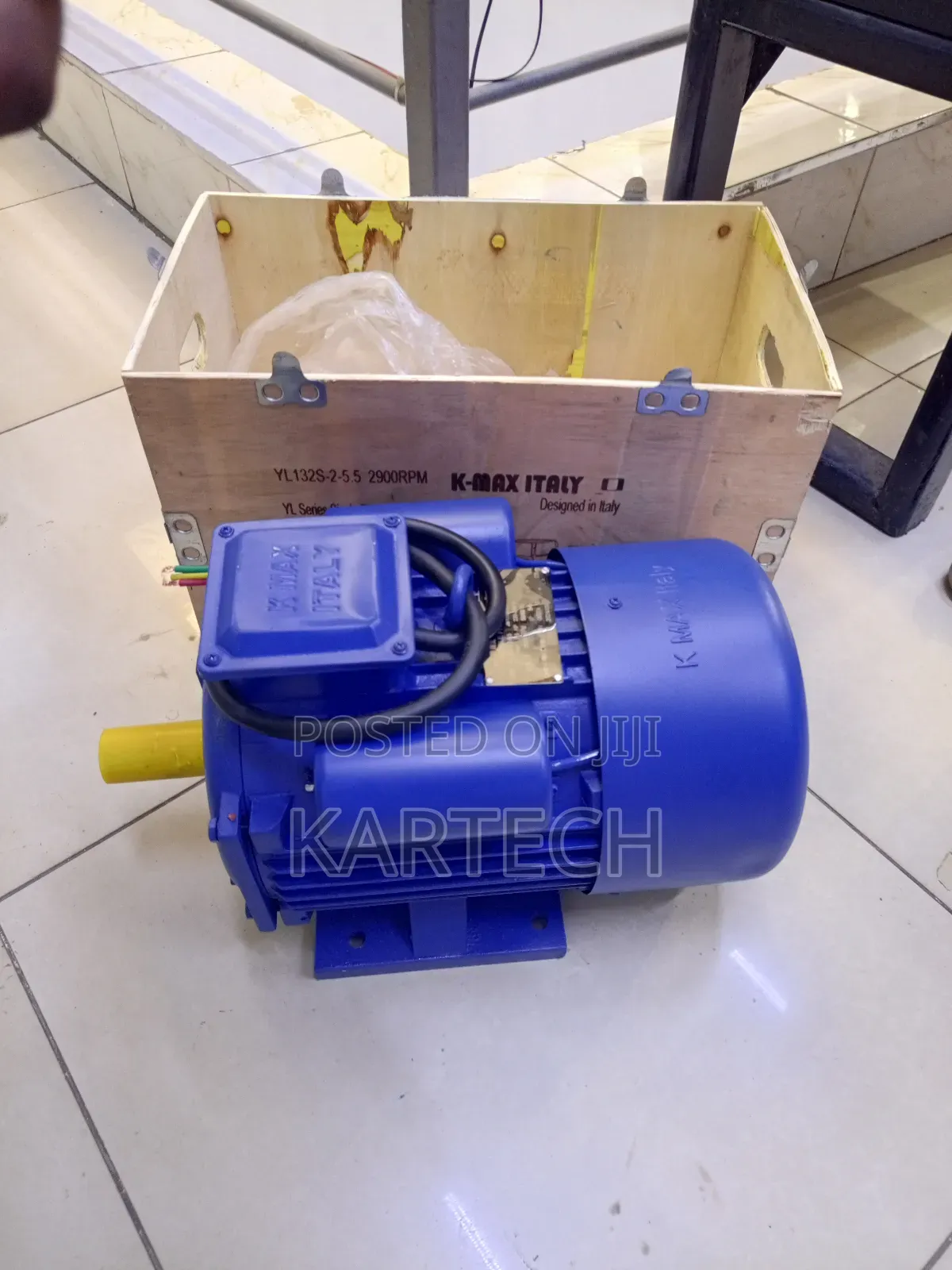 K-Max Italy 7.5hp Electric Motor Single-Phase Motor