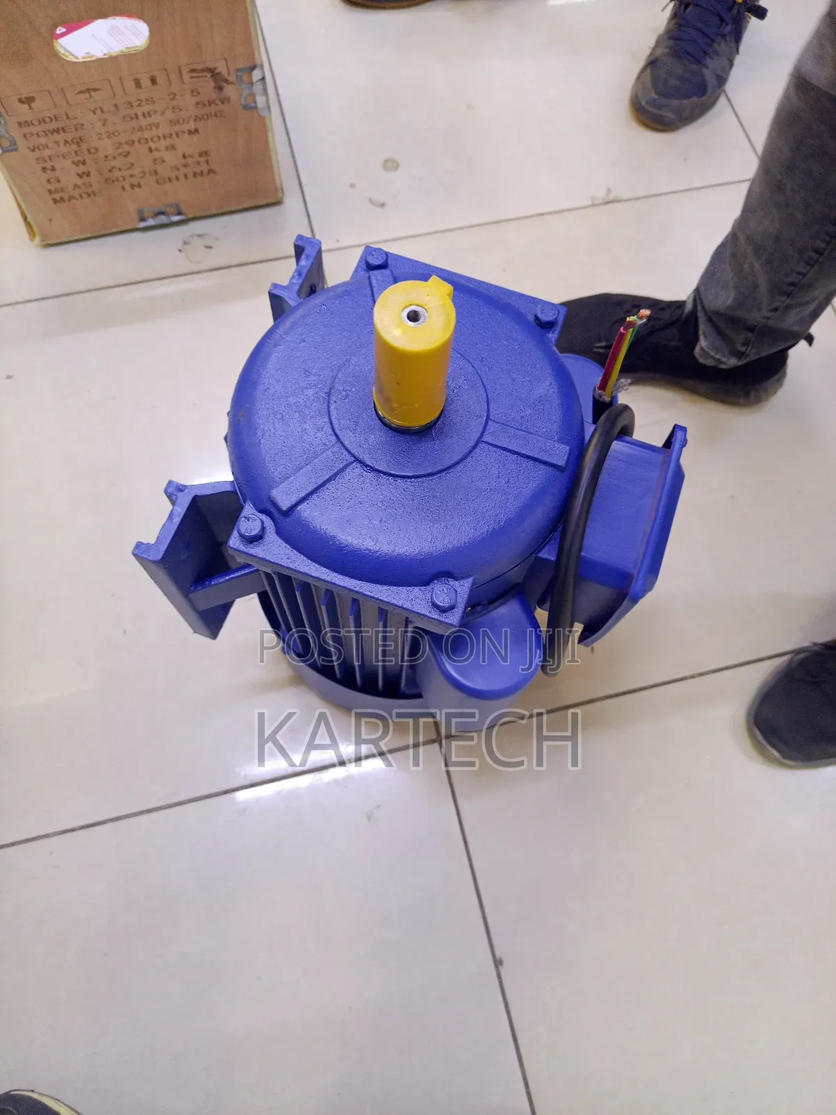 K-Max Italy 10hp Electric Motor Single-Phase Motor