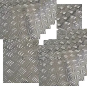 4ft by 8ft Textured Aluminum Chequered Plate