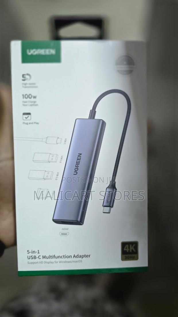 Ugreen 5-in-1 Usb-C Multifunction Adapter - main view